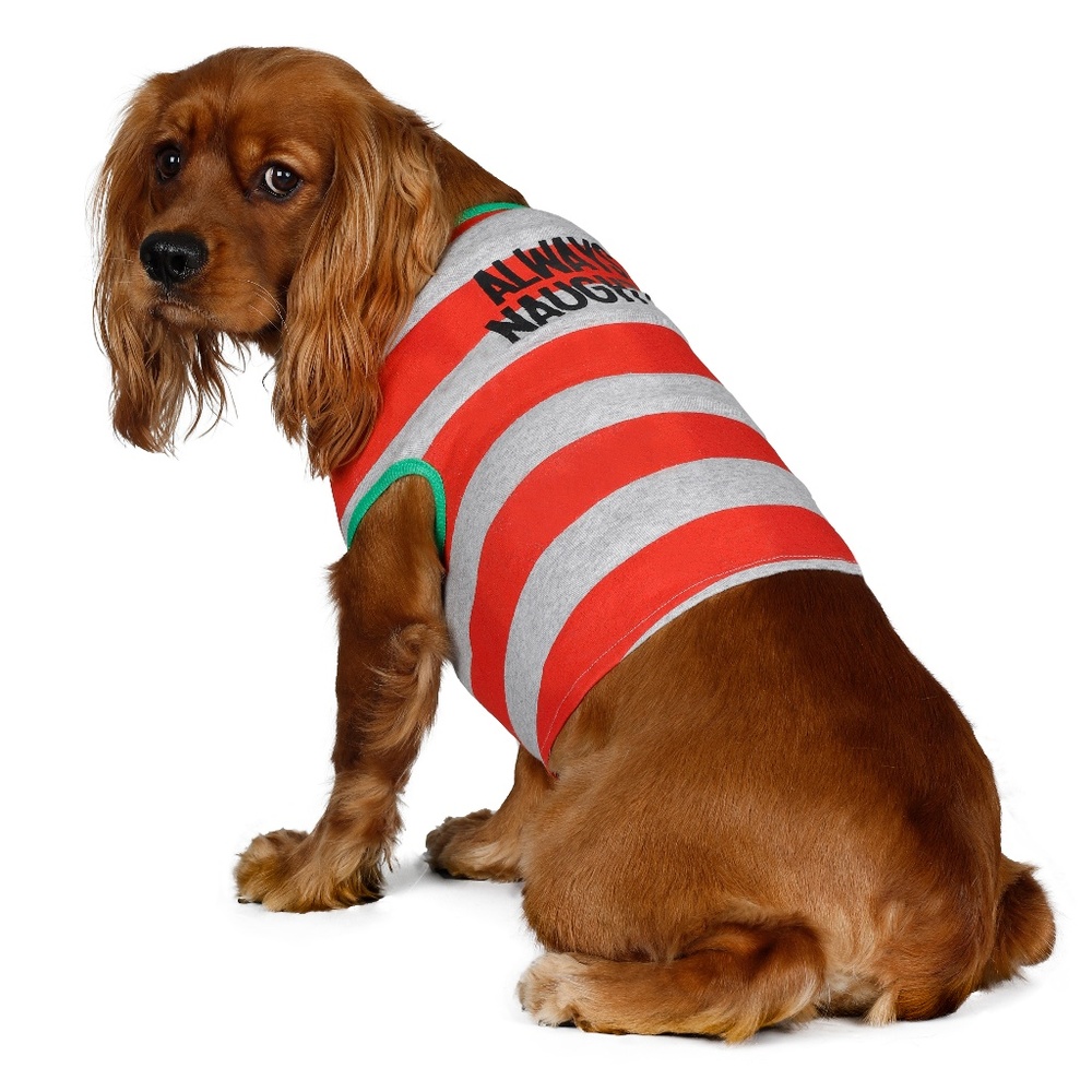 Dr. Seuss Grinch "Never Naughty" Dog Shirt